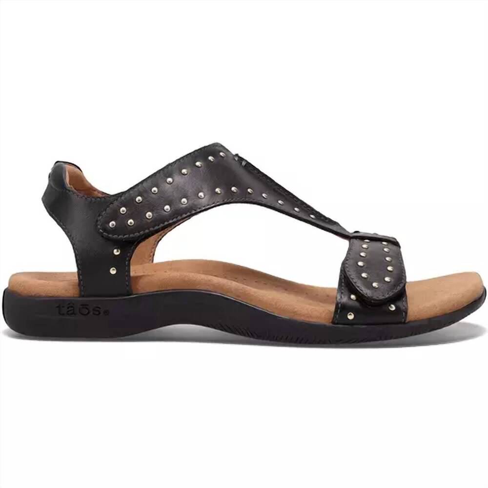 NEW TAOS women's show stopper sandals in black